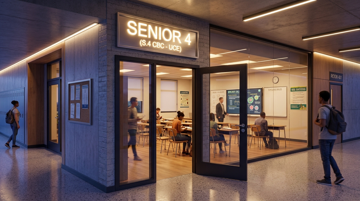 Senior 4 (S.4 CBC) Entrance Door