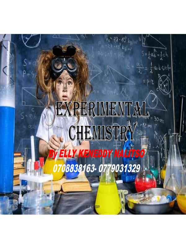 UNEB O-Level Chemistry Notes: Experimental Chemistry (S1–S4)
