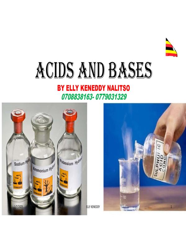 S.2 Chemistry Notes: Acids and Alkalis (CBC Curriculum)