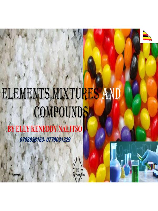 S.1 Chemistry Notes: Elements, Mixtures and Compounds | UNEB Curriculum